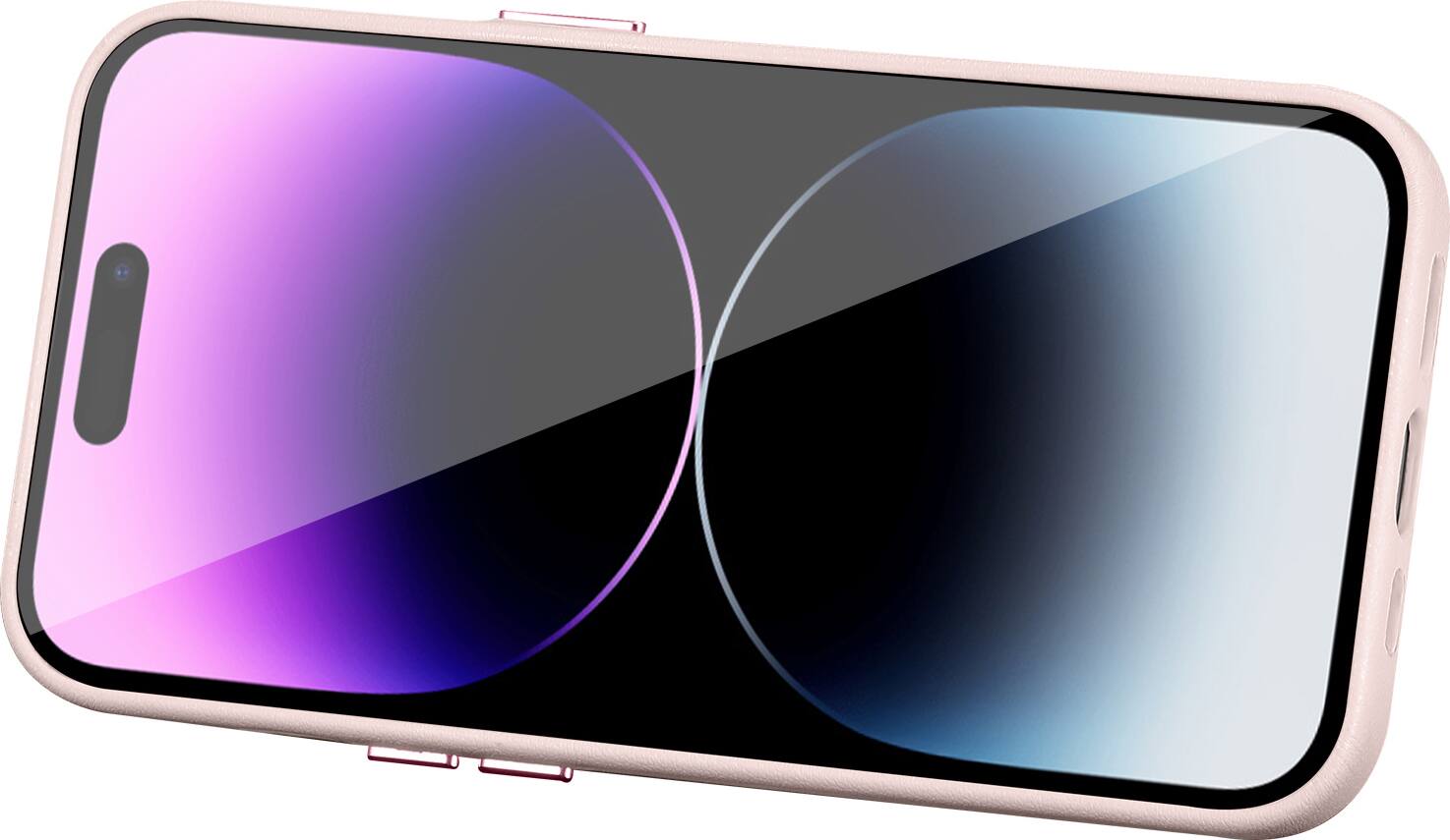 Alt View 14. SaharaCase - FingerGrip Series Case for Apple iPhone 14 Pro Max - Light Pink.