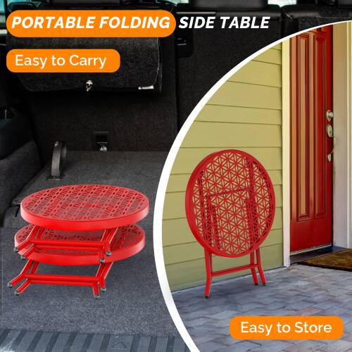 PORTABLE FOLDING SIDE TABLE

Easy to Carry

Easy to Store