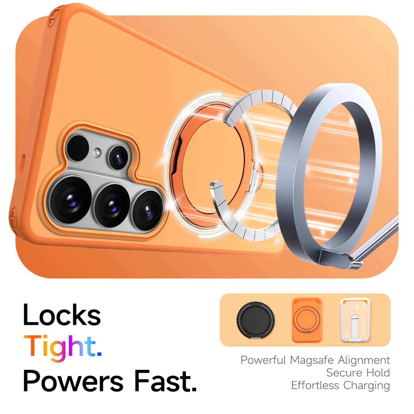 Locks Tight. Powers Fast.  
Powerful MagSafe Alignment  
Secure Hold  
Effortless Charging