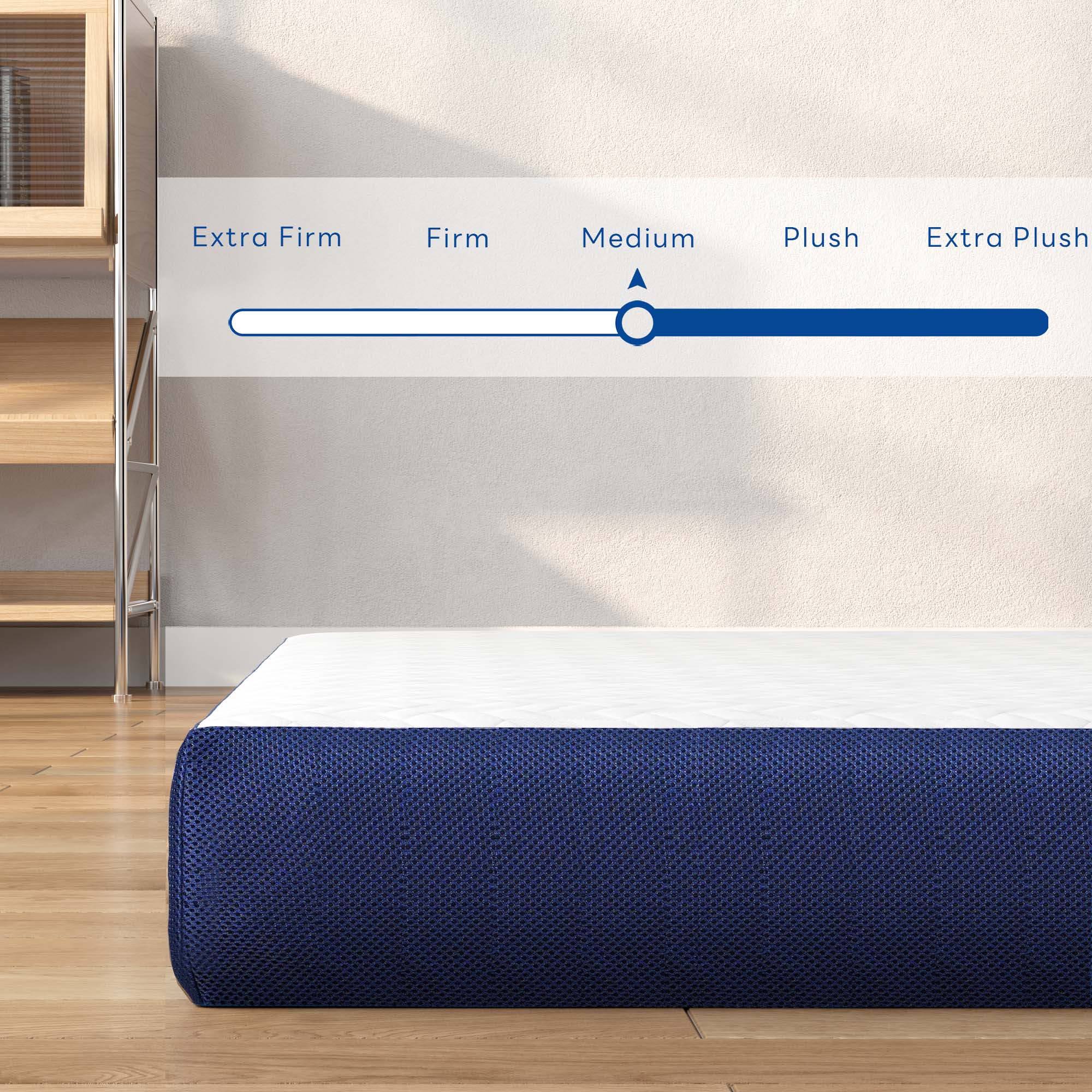 Extra Firm Firm Medium Plush Extra Plush