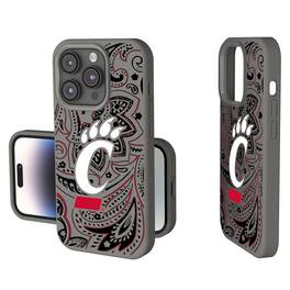 Keyscaper - NCAA - Cincinnati Bearcats Paisley iPhone Soft Touch Case - 15 - Gray