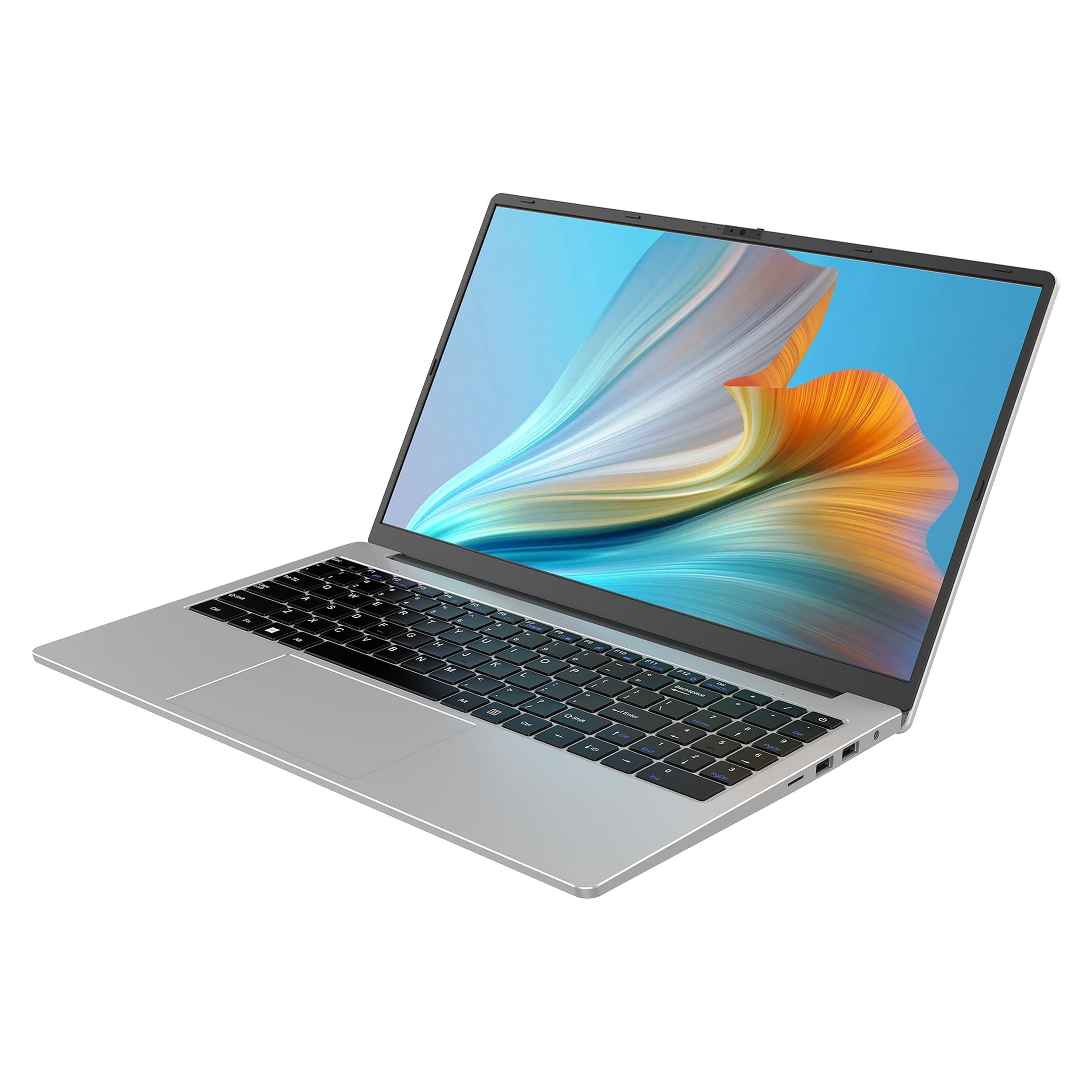 Alt View 1. Hotface - Hotface 15.6" FHD IPS Laptop,Intel Processor N95,32GB RAM,2TB SSD,Intel UHD Graphics,Win 11 Pro,Silver - Silver.