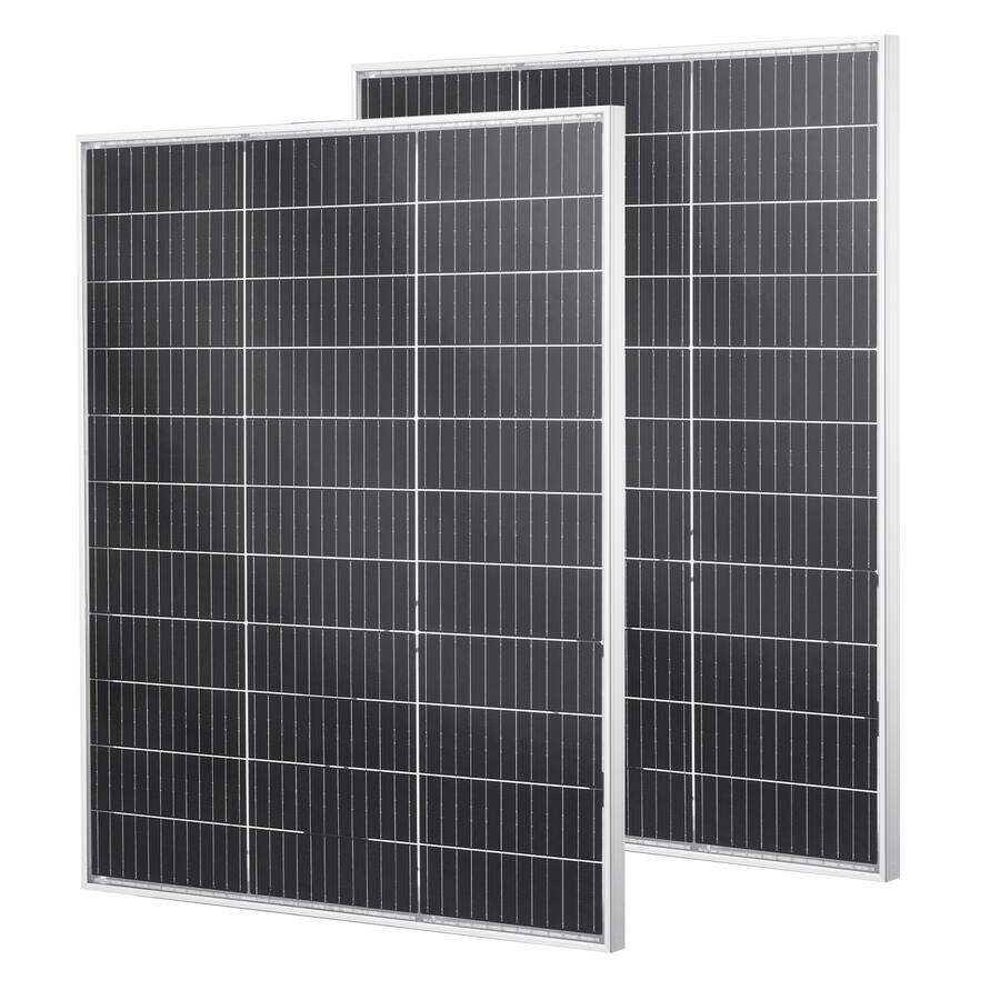 VEVOR 2PCS 100W Bifacial Solar Panels, 23% High Efficiency N Type ...
