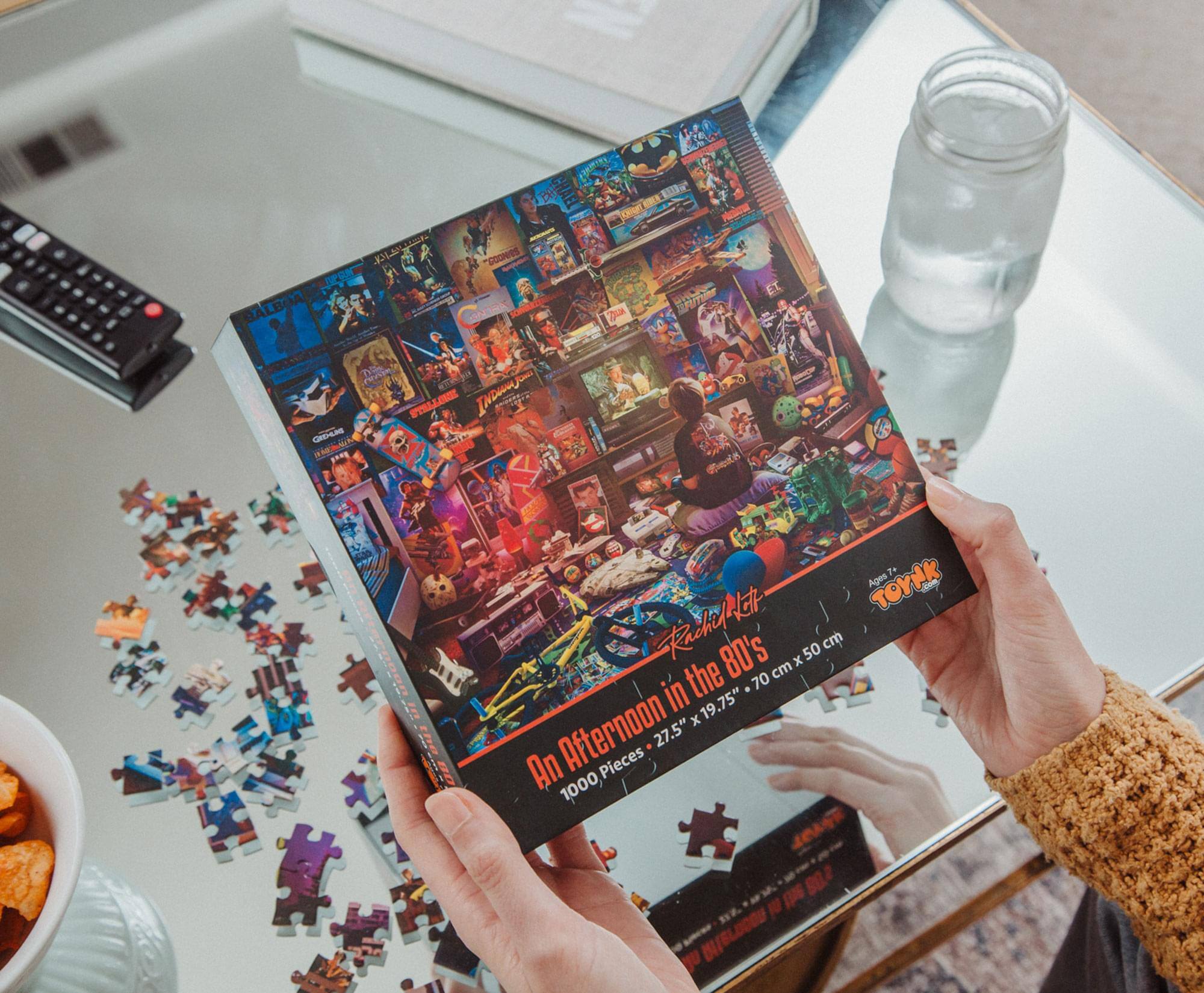 An Afternoon in the 80's  
1000 Pieces  
27.5" x 19.75"  
70 cm x 50 cm  
TOYK  
KachelNet