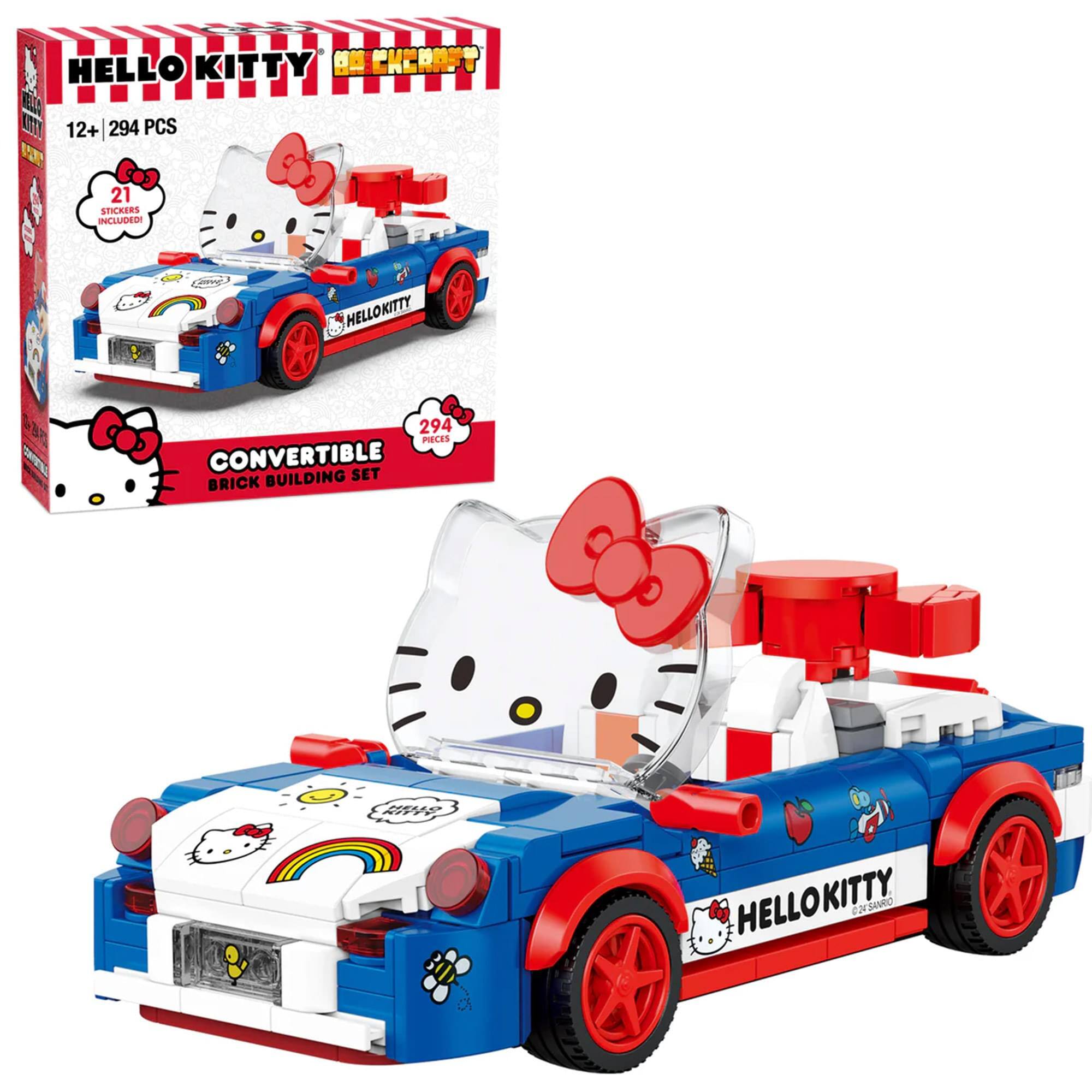 HELLO KITTY  
CERAFT  
KY 12+ 294 PCS  
21 STICKERS INCLUDED  
HELLOKITTY C 294 PIECES CONVERTIBLE SET  
BRICK BUILDING