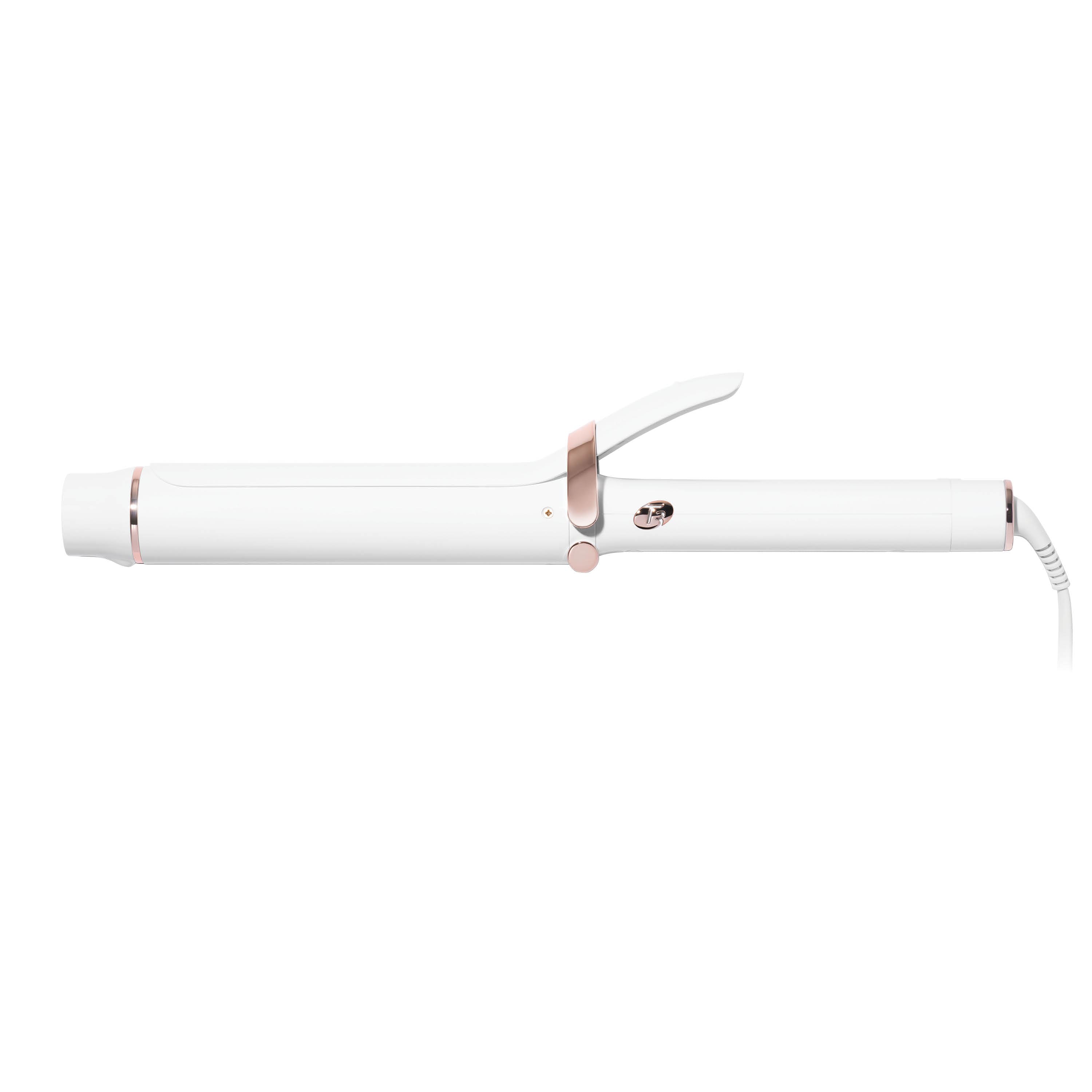 T3 Singlepass Curl X 1 5 Ceramic Extra Long Barrel Curling Iron White