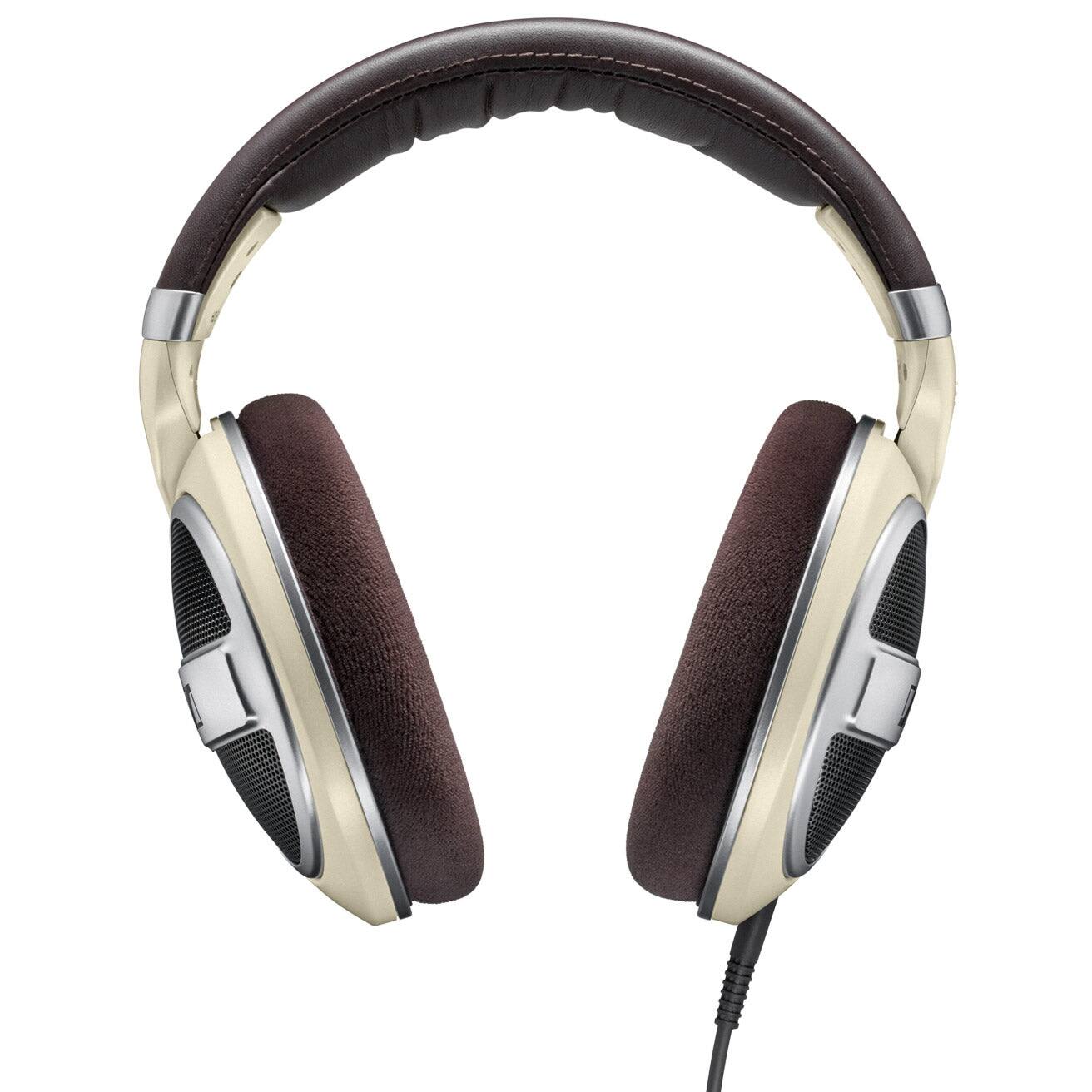 Angle. Sennheiser - Sennheiser - HD 599 Wired Open Back Over-the-Ear Headphones - Ivory - Silver,Brown,White,Black.