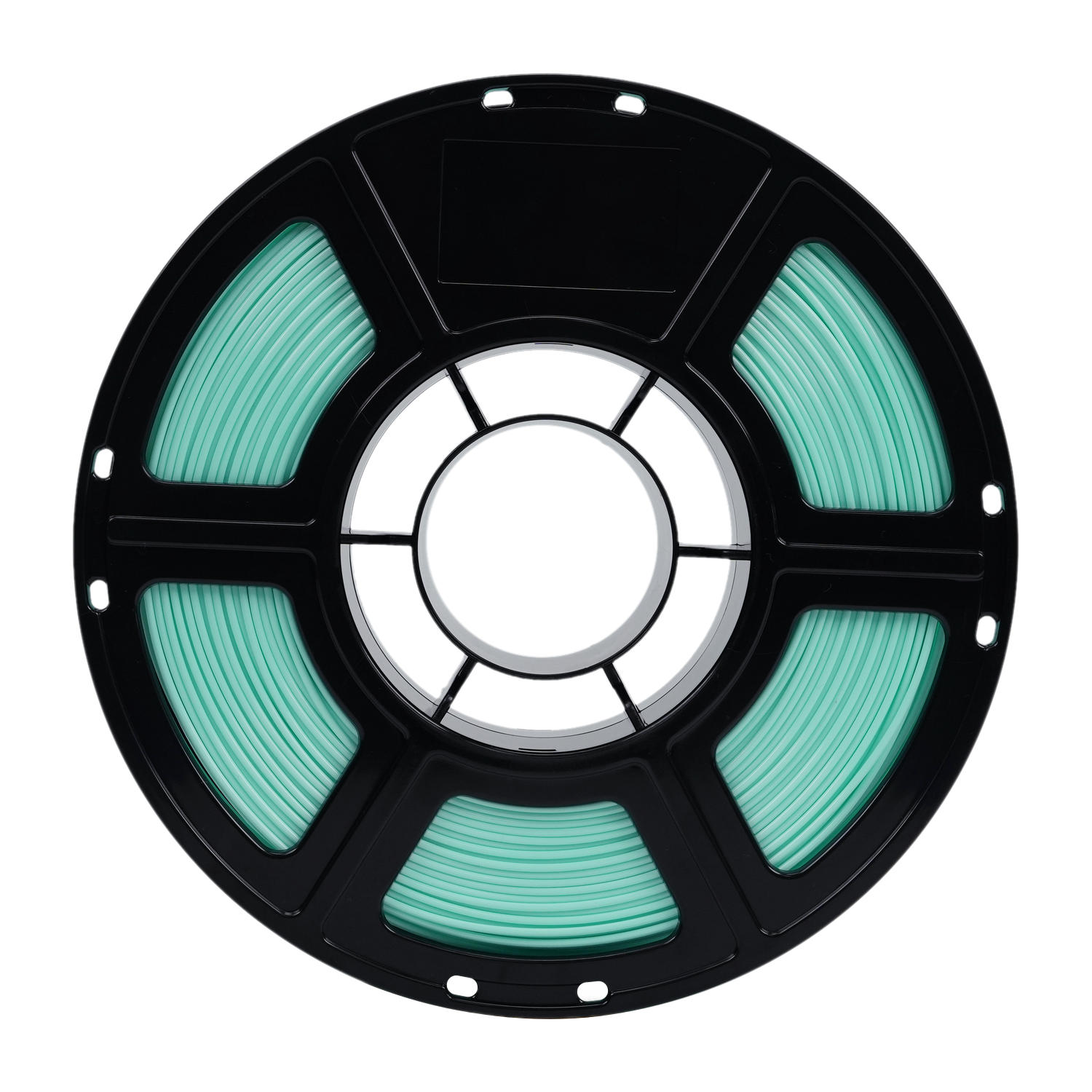 Alt View 7. Flashforge - PLA Silk+ 3D Printer Filament-1.75mm-1kg (2.2 lbs) Spool - Turquoise Green.