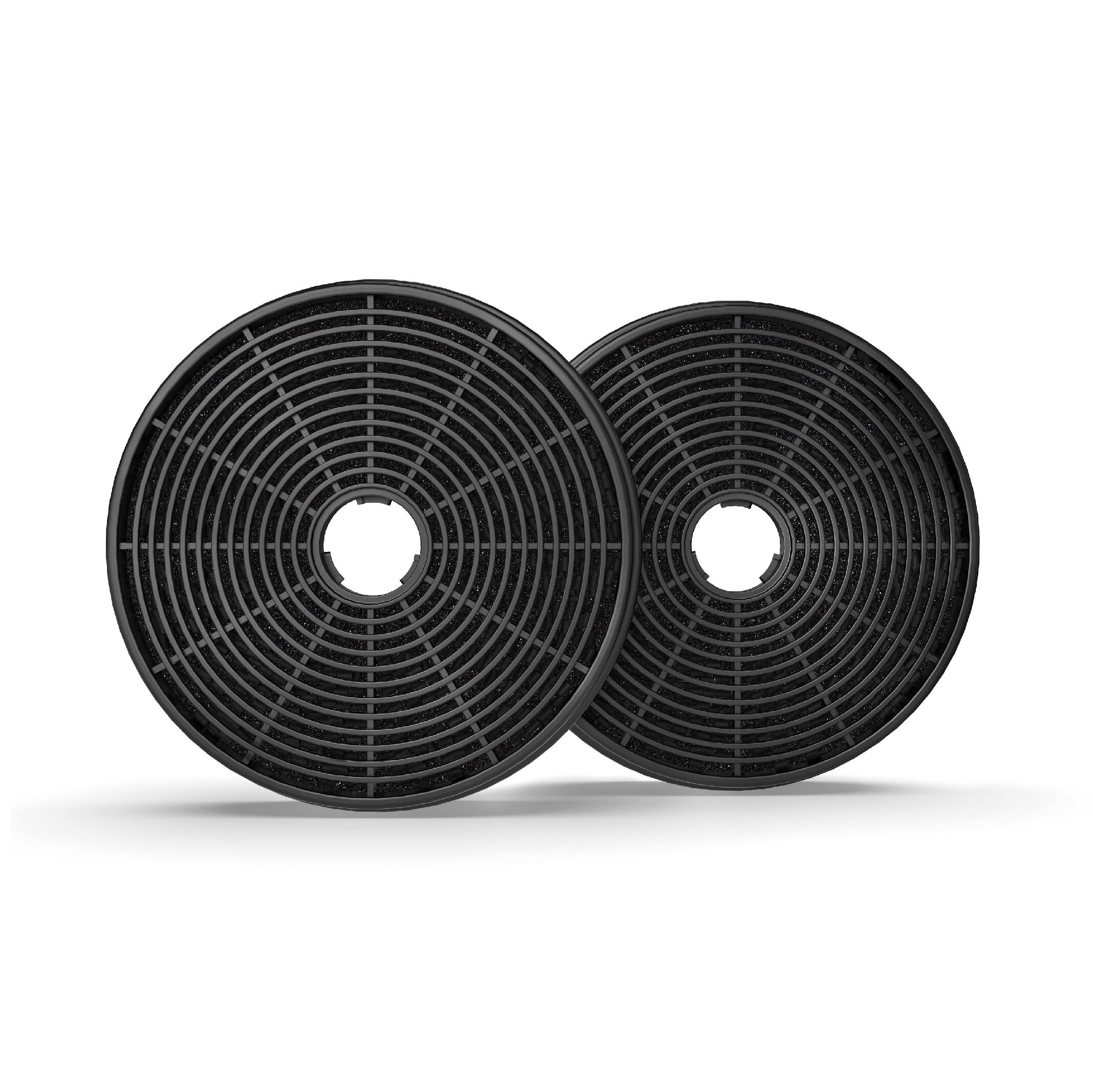 Alt View 3. Empava - Replacement Charcoal Filters for Empava Ductless Range Hood 30RH05, 30RH06, 30RH07, 36RH09, 36RH10 - 2 Pack, Non-Ducted - Black.