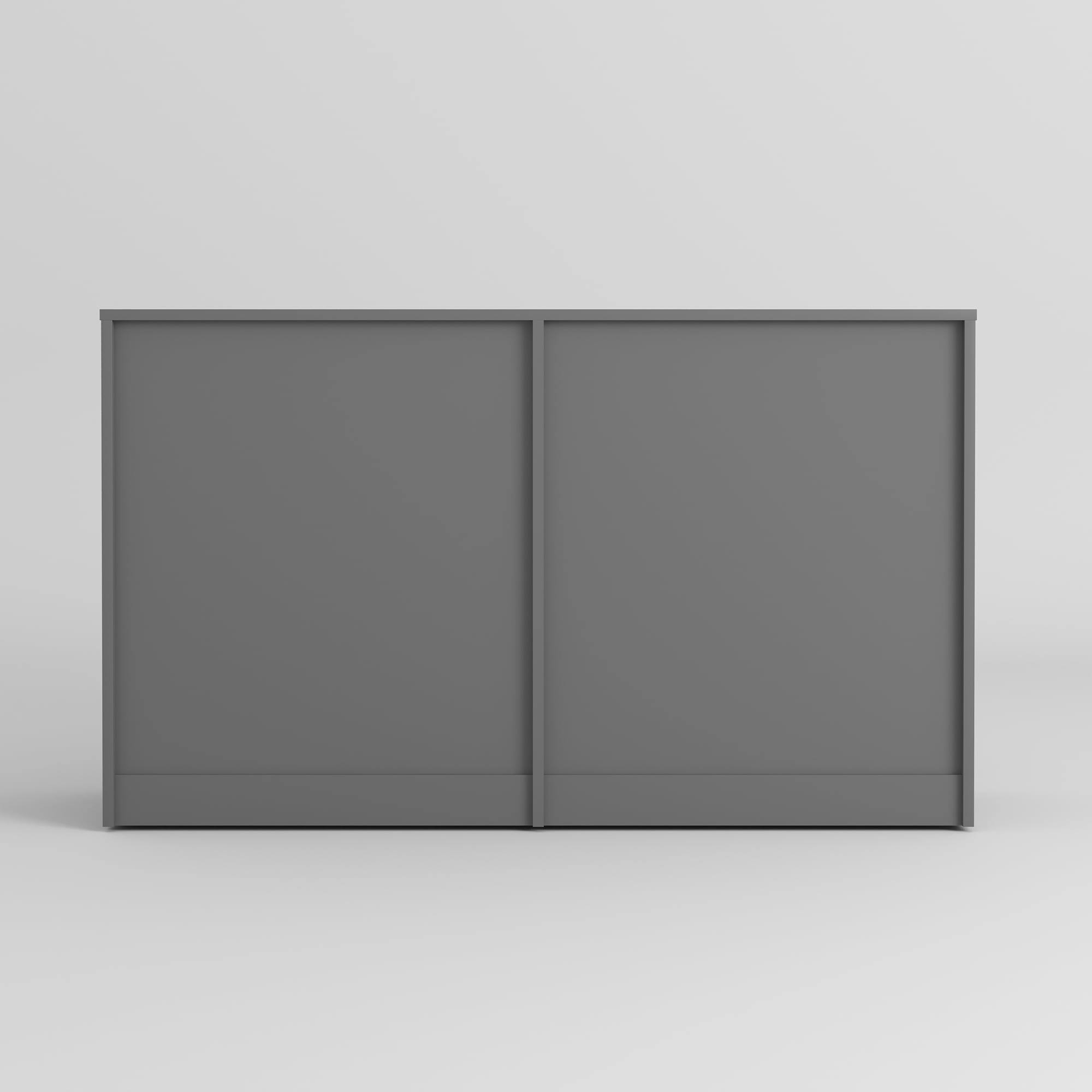 Alt View 4. Kadyn - Modern Mid Century 6 Drawer Wide Dressers Chests for Bedroom, Chest of Drawer Organizer - Grey.