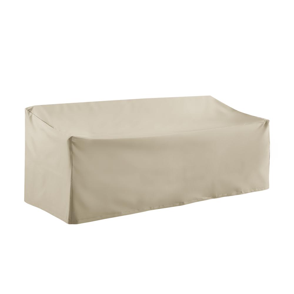 Back. Crosley Furniture - Outdoor Sofa Furniture Cover - Tan.