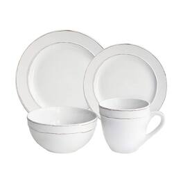 American Atelier - Olivia 16-Piece Dinner Set - White