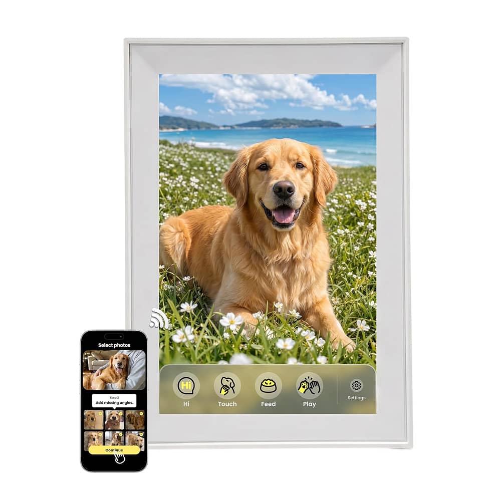 Pet Live - 10.1-inch AI Pet Memorial Digital Photo Frame - White price history on PriceWatchPro