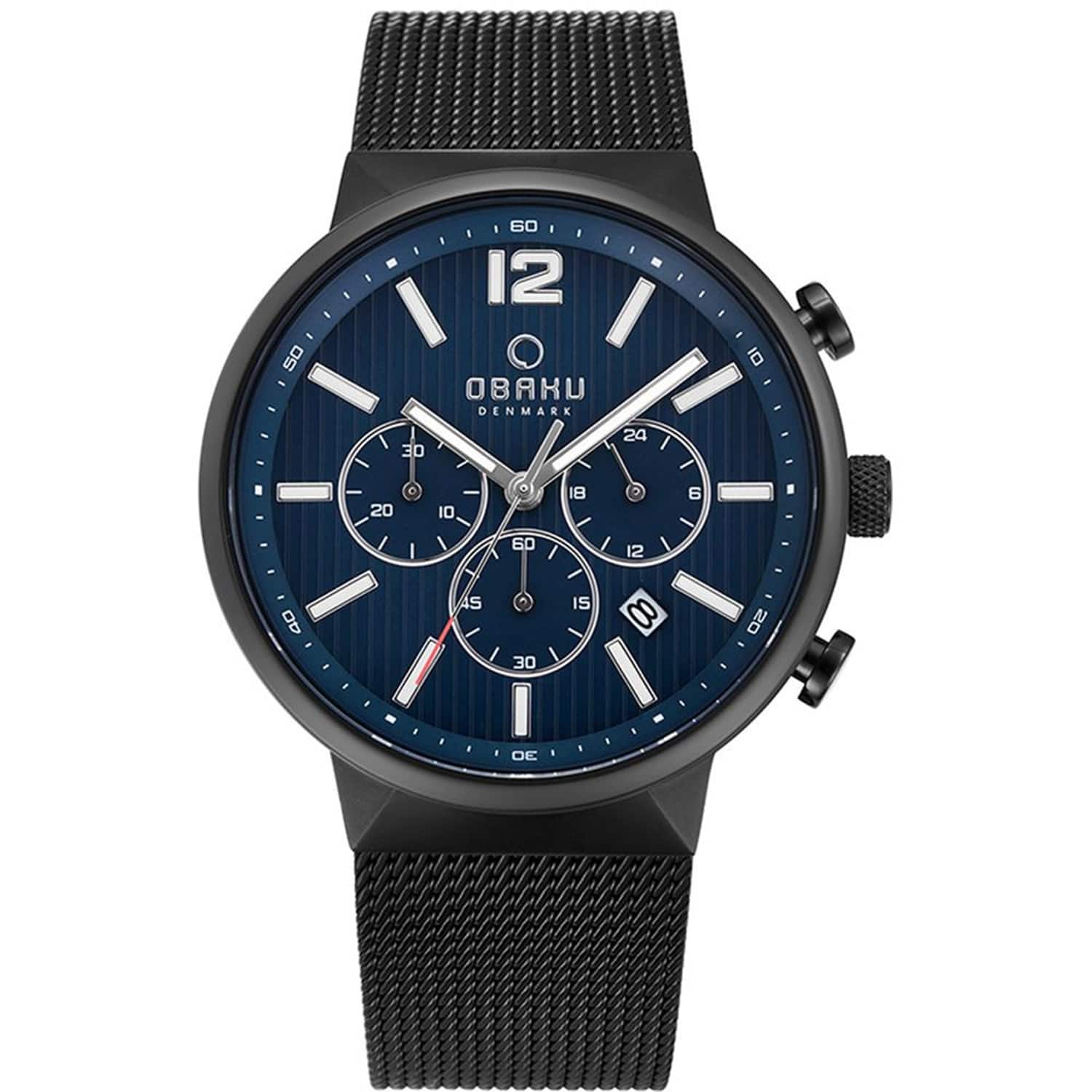 Obaku - Men's Classic Dial Watch - V180GCBLMB - Blue