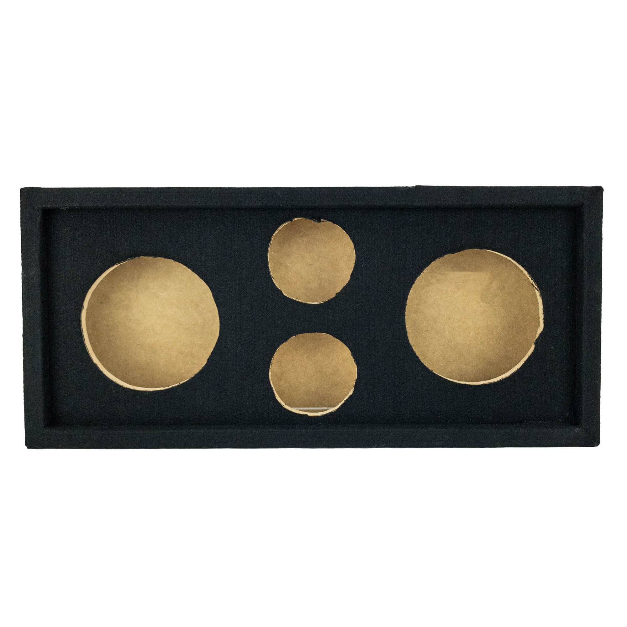 Alt View 3. QPower - Q Power Car Audio Subwoofer Enclosure Box Chuchero For 10" Mids and 3" Tweeters - Black.