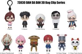 Monogram - Dan Da Dan - 3D Foam Bag Clip 24pc Blind Bag PDQ - COLLECTIBLES - Multicolor