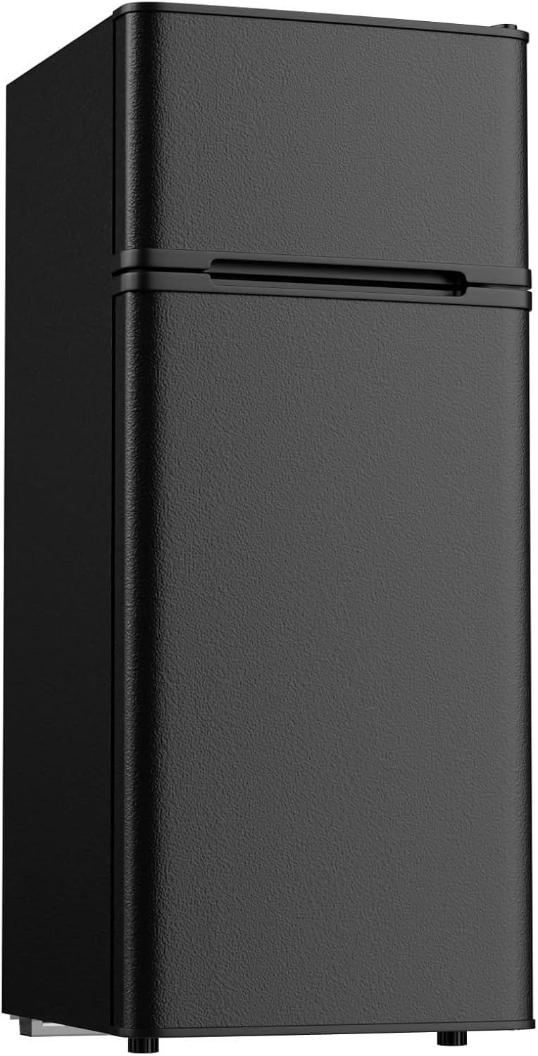 Alt View 7. Circus Cirle -  4.5 Cu.Ft Refrigerator with Top Freezer - BLACK.