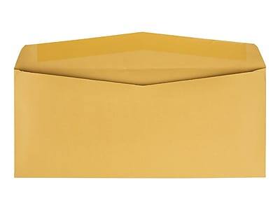 Front. Quality Park - Gummed #14 Kraft Catalog Envelopes, 5" x 11 1/2", 500/Box - Brown Kraft.