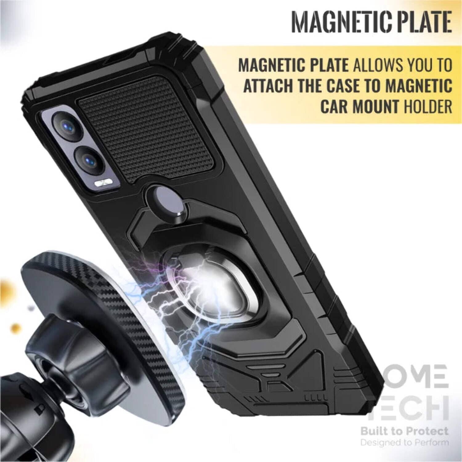 MAGNETIC PLATE  
MAGNETIC PLATE ALLOWS YOU TO ATTACH THE CASE TO MAGNETIC CAR MOUNT HOLDER  

Built to Protect  
Designed to Perform