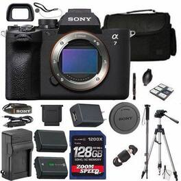 Bundle - Sony - a7 IV Mirrorless Camera (Body Only) with 128GB