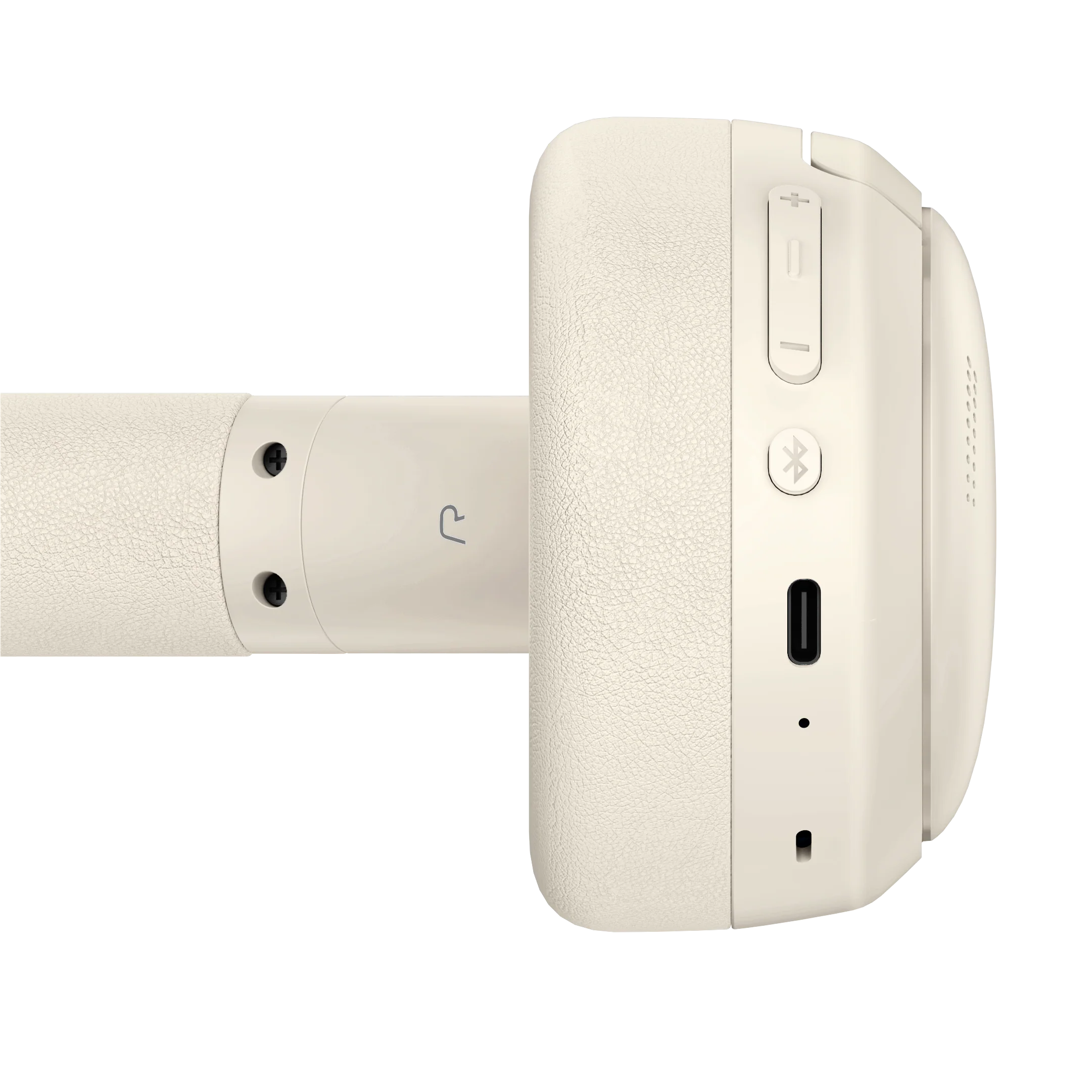 Back. Edifier - W800BT Pro Wireless Noise Cancellation Over-Ear Headphones - Ivory.