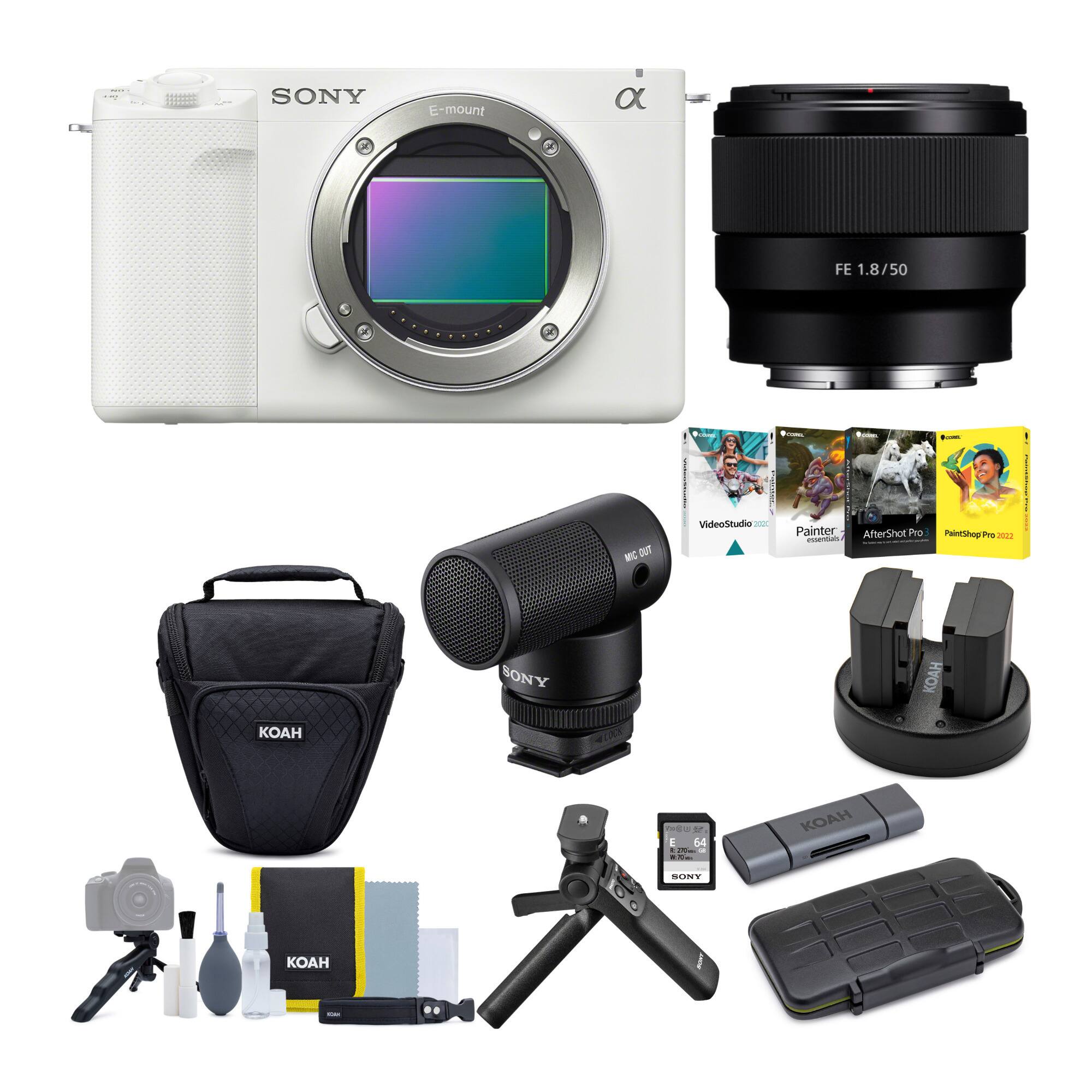 SONY  
E-mount  
α  
FE 1.8/50  

KOAH  

VideoStudio Pro 2020  
Painter  
AfterShot Pro  
PaintShop Pro 2022  

SONY  
MC 001  

E 64GB  
SONY  

KOAH