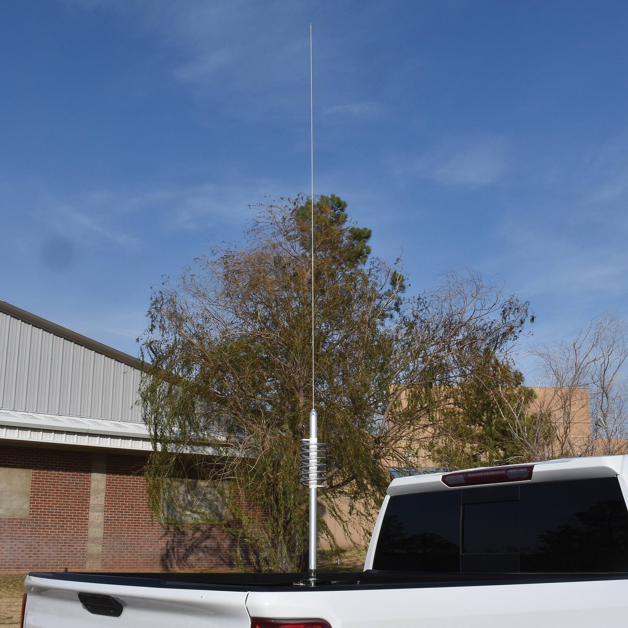 Alt View 10. Tram - 20,000-Watt Big Cat Aluminum CB Antenna 51.25" Stainless Steel Whip, 9" Shaft - Stainless Steel.