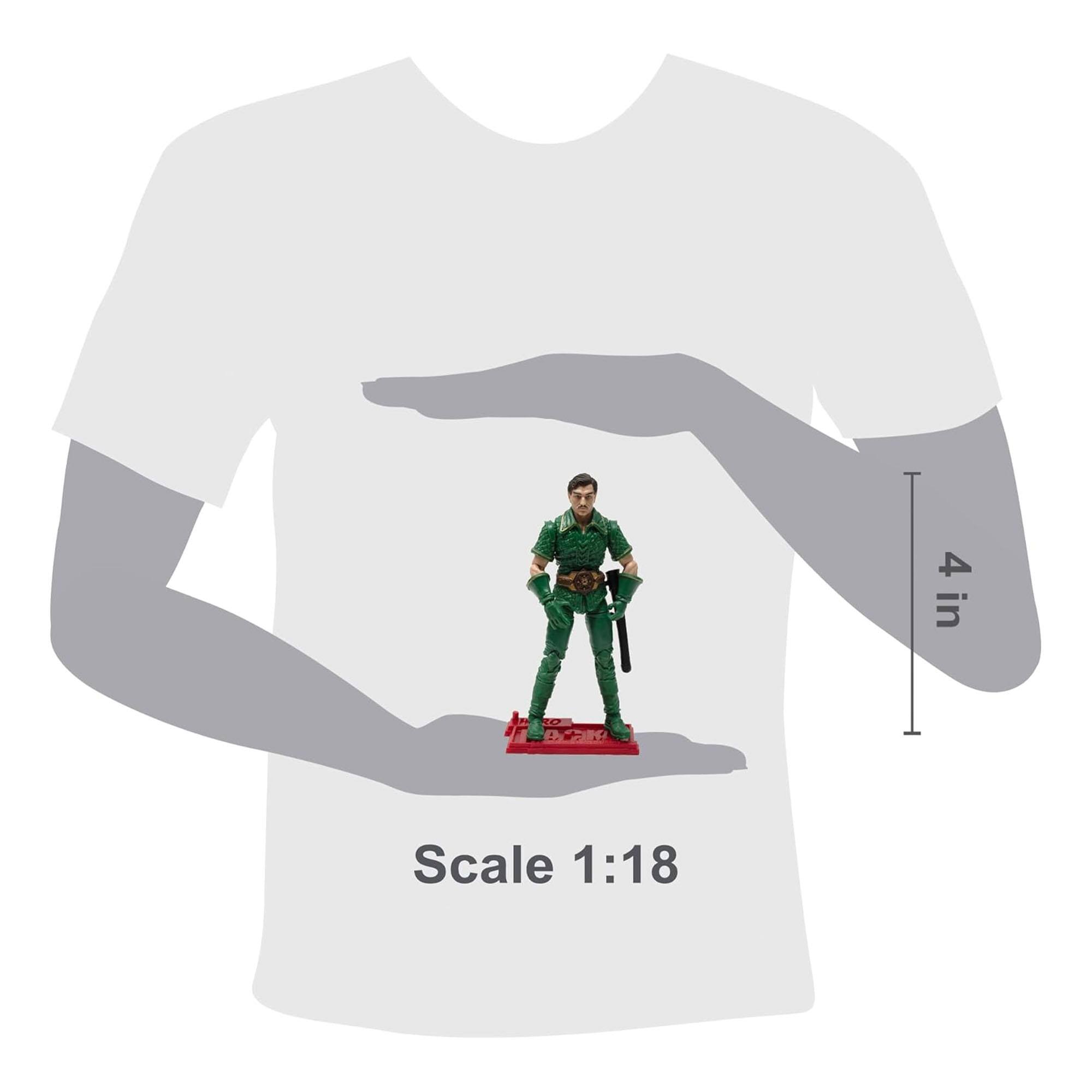 4 in  
Scale 1:18