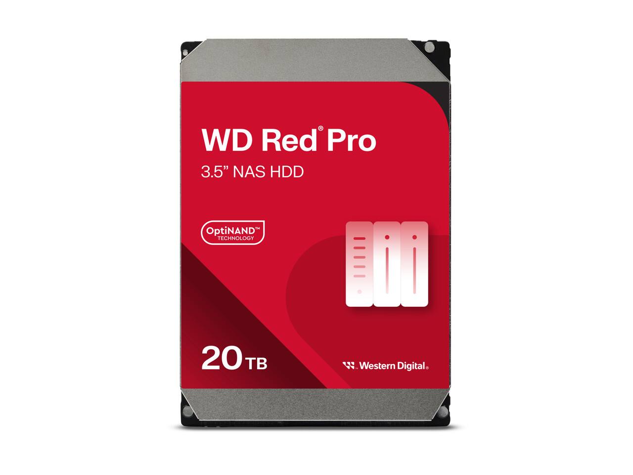 WD Red Pro 3.5" NAS HDD OptiNAND TECHNOLOGY 20 TB Western Digital