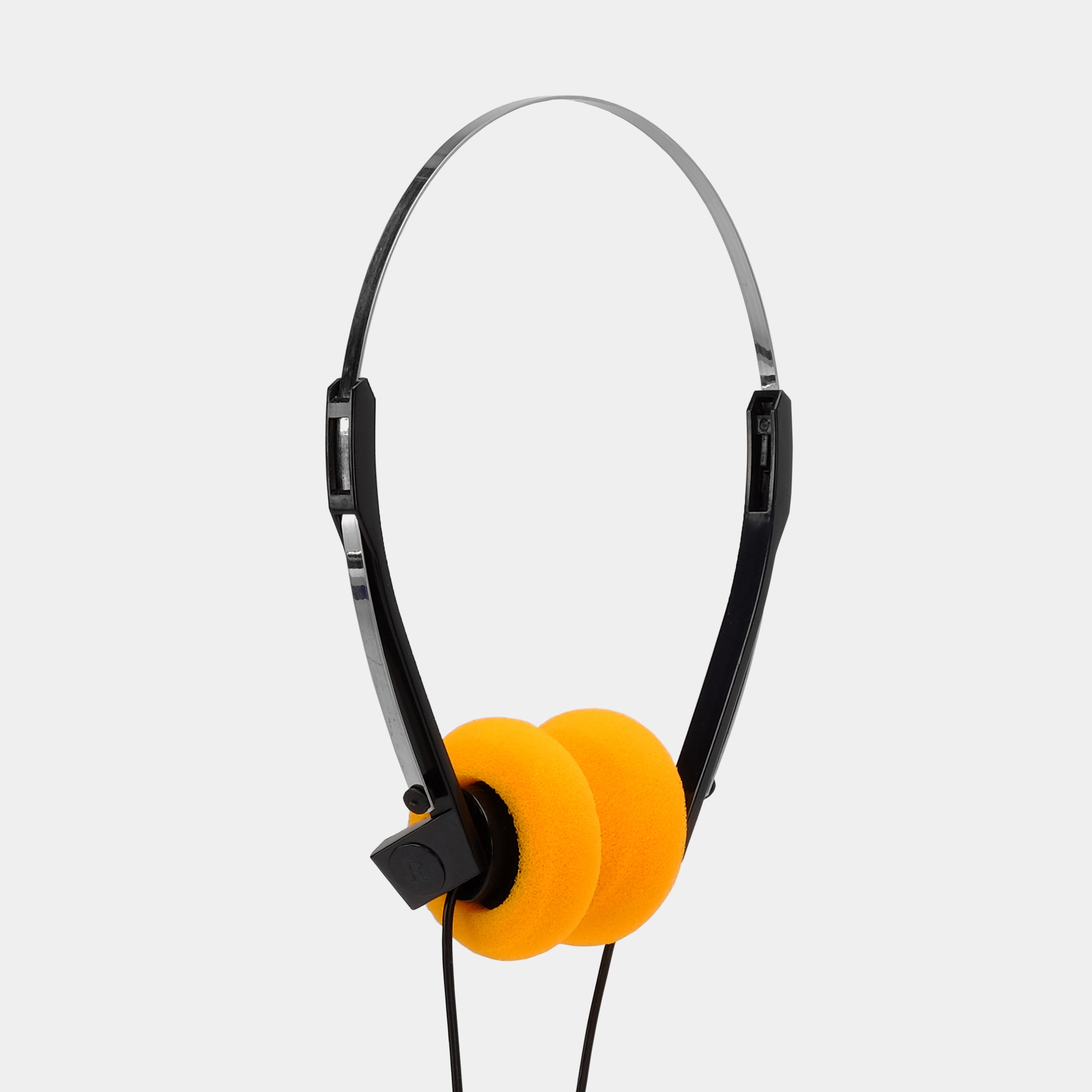 Retro Foam On-Ear Headphones by Retrospekt - Orange