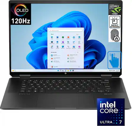 OLED 120Hz
NVIDIA GEFORCE RTX 4050
BACKLIT KEYBOARD
intel CORE ULTRA 7