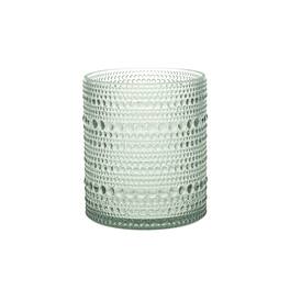 Fortessa - Orbetto Outdoor Double Old Fashioned Beverage Cocktail Glass 4 Pack, 10.5 ounce - Sage