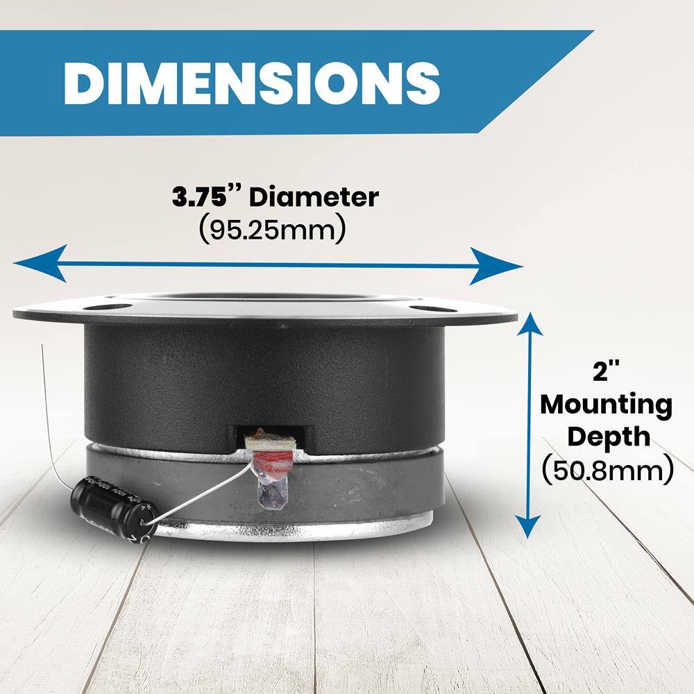 DIMENSIONS  
3.75" Diameter (95.25mm)  
2" Mounting Depth (50.8mm)