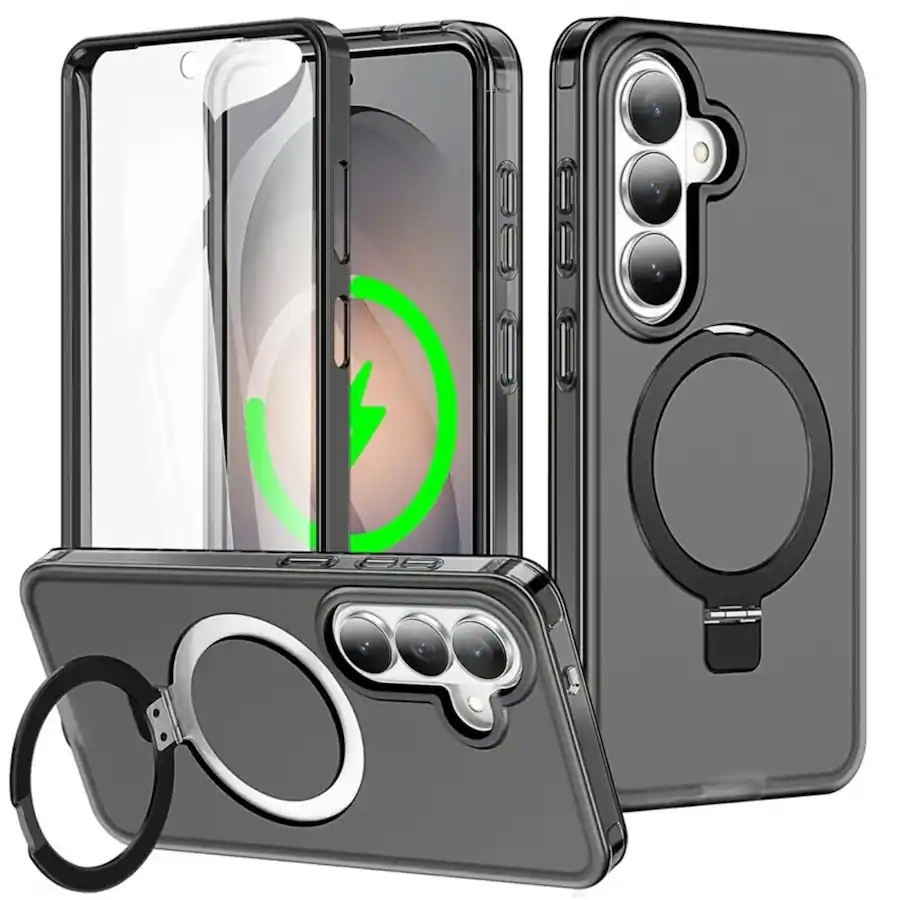 Removal Screen Protector From Computer UUCOVER Magnetic Kickstand Case for Samsung Galaxy S26+ with PET Screen ...