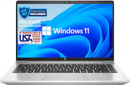 HP - 640 G8 14" Refurbished Laptop - Intel Core i5-1135G7 with 16GB RAM - Intel Iris Xe Graphics - 256GB SSD - Silver