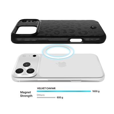 Velvet Caviar - MagSafe Case for Apple iPhone 17 Pro Max - Black Leopard Velvet Caviar - MagSafe Case for Apple iPhone 17 Pro Max - Black Leopard