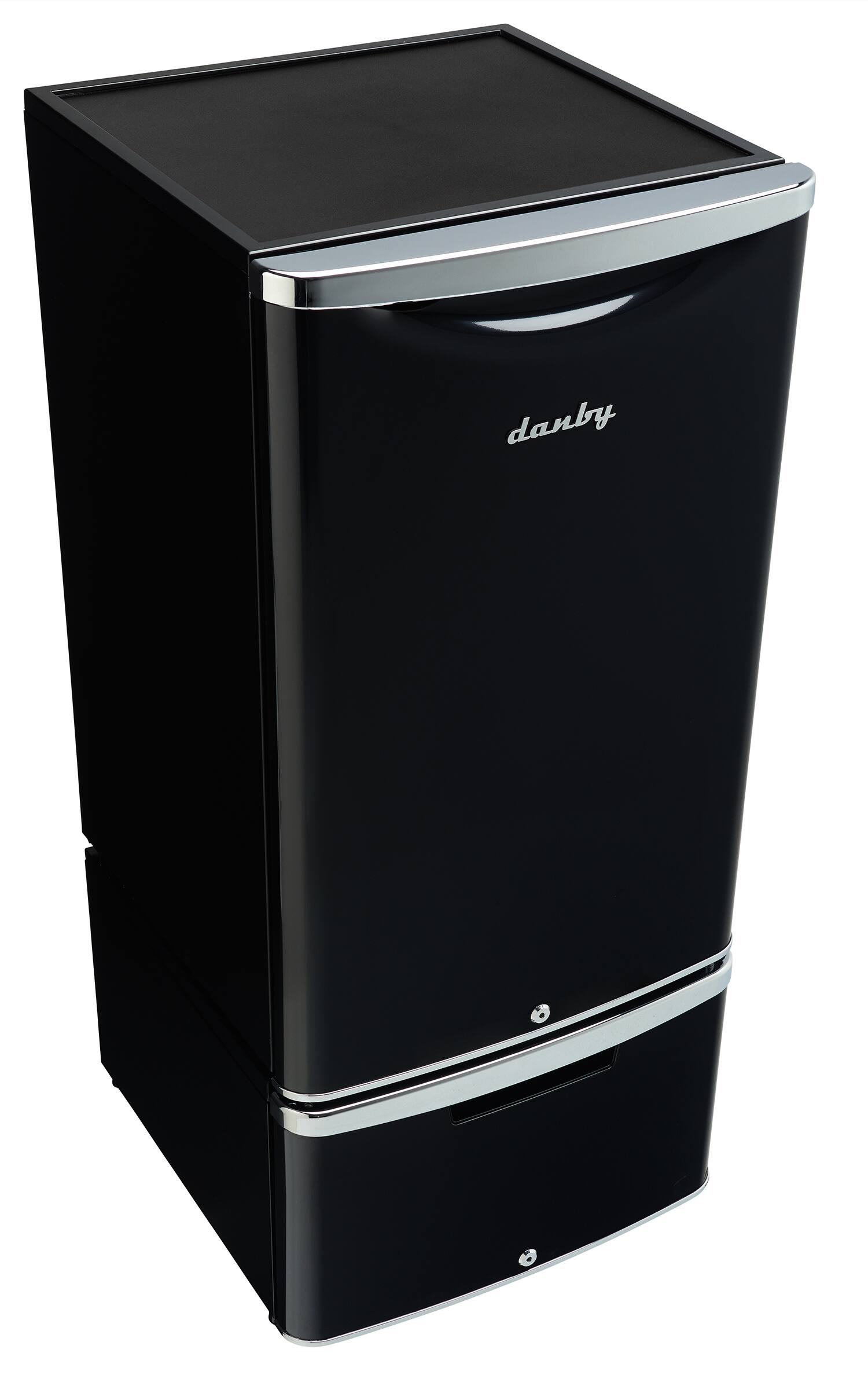 Alt View 3. Danby - ELEV8 Contemporary Classic Storage - Compact Fridge Pedestal - Midnight Black.