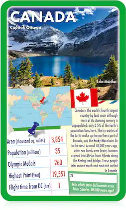 PopMarket - Countries Of The World Top Trumps - GAMES (MISC) - Multicolor