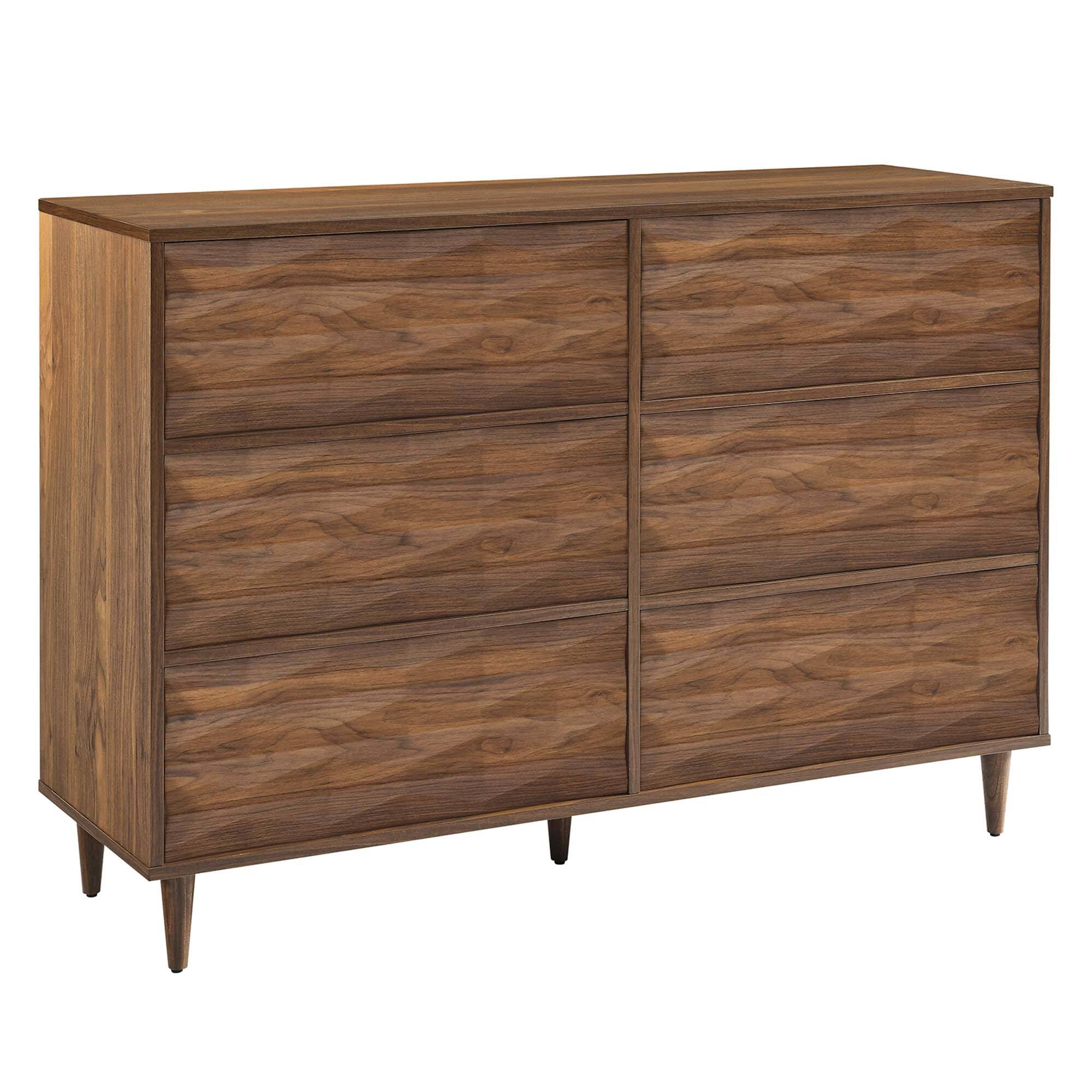 Angle. Modway - Vespera 6-Drawer Dresser by Modway - Walnut.