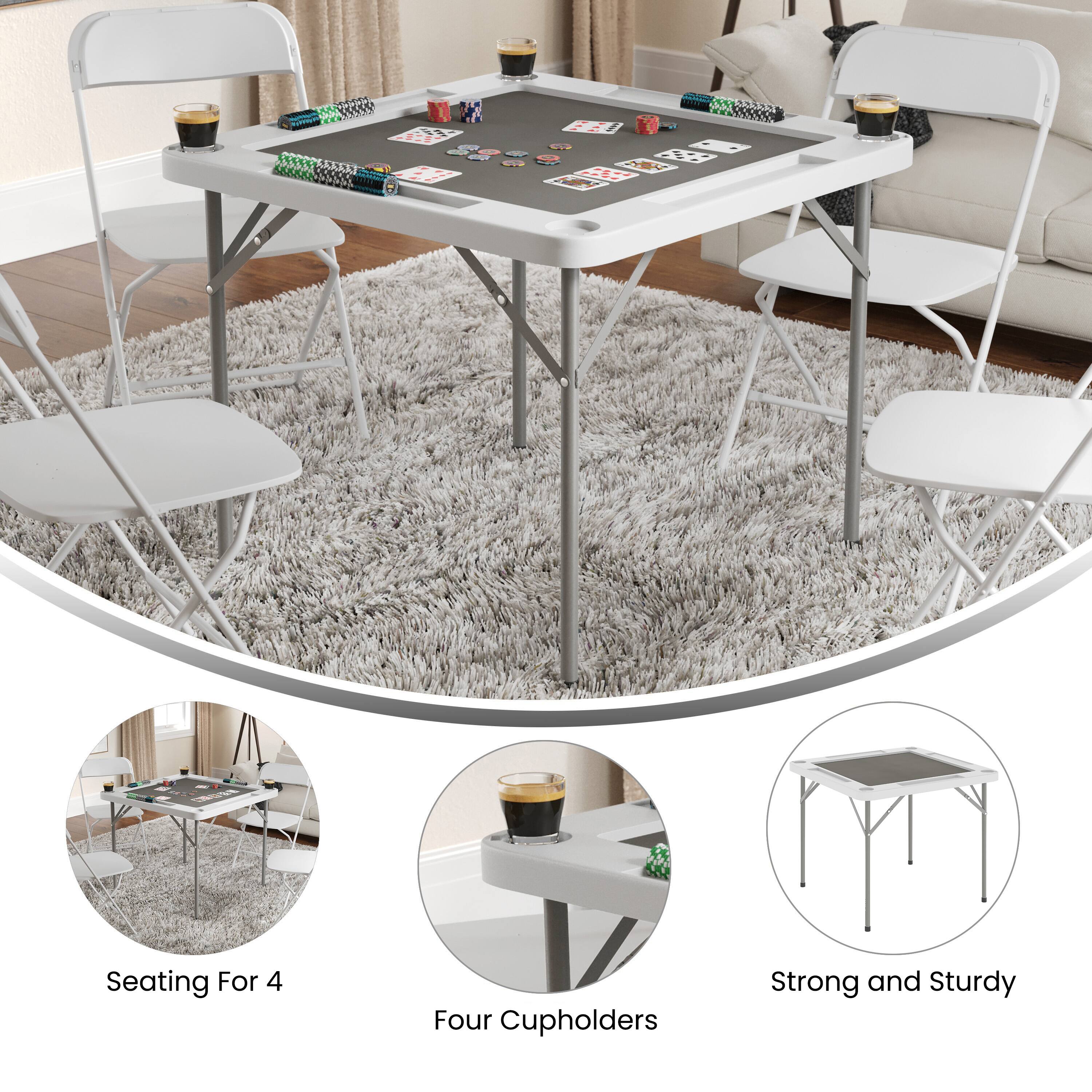 ichok 1 D RBBR RE CTA Seating For 4 Four Cupholders M Y Strong and Sturdy