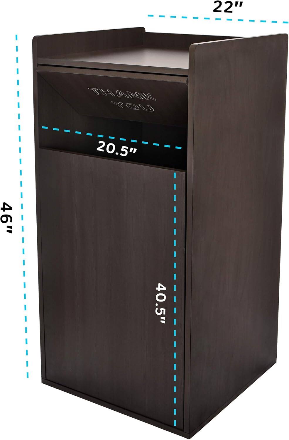 THANK YOU, 22", 20.5", 46", 40.5"