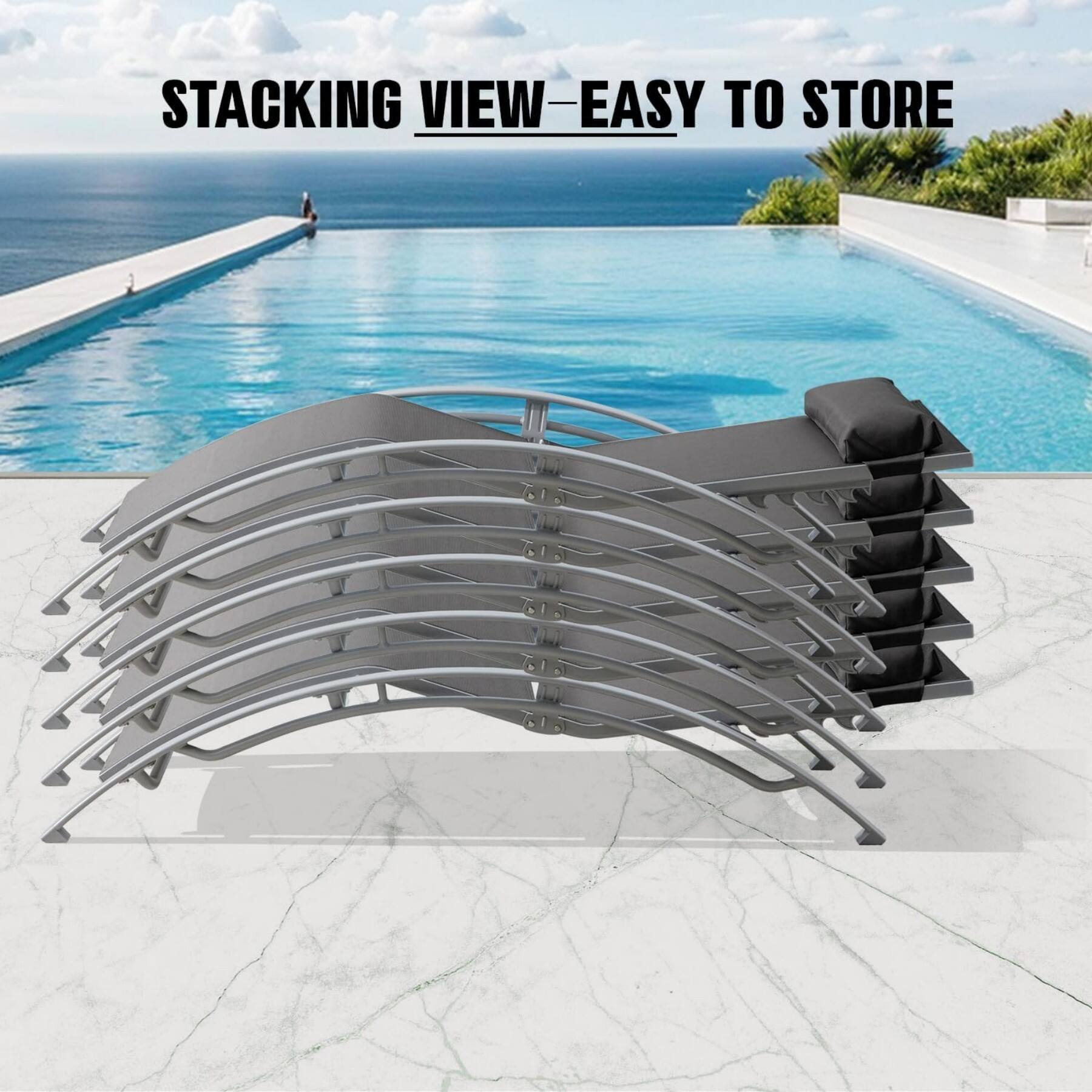 STACKING VIEW - EASY TO STORE