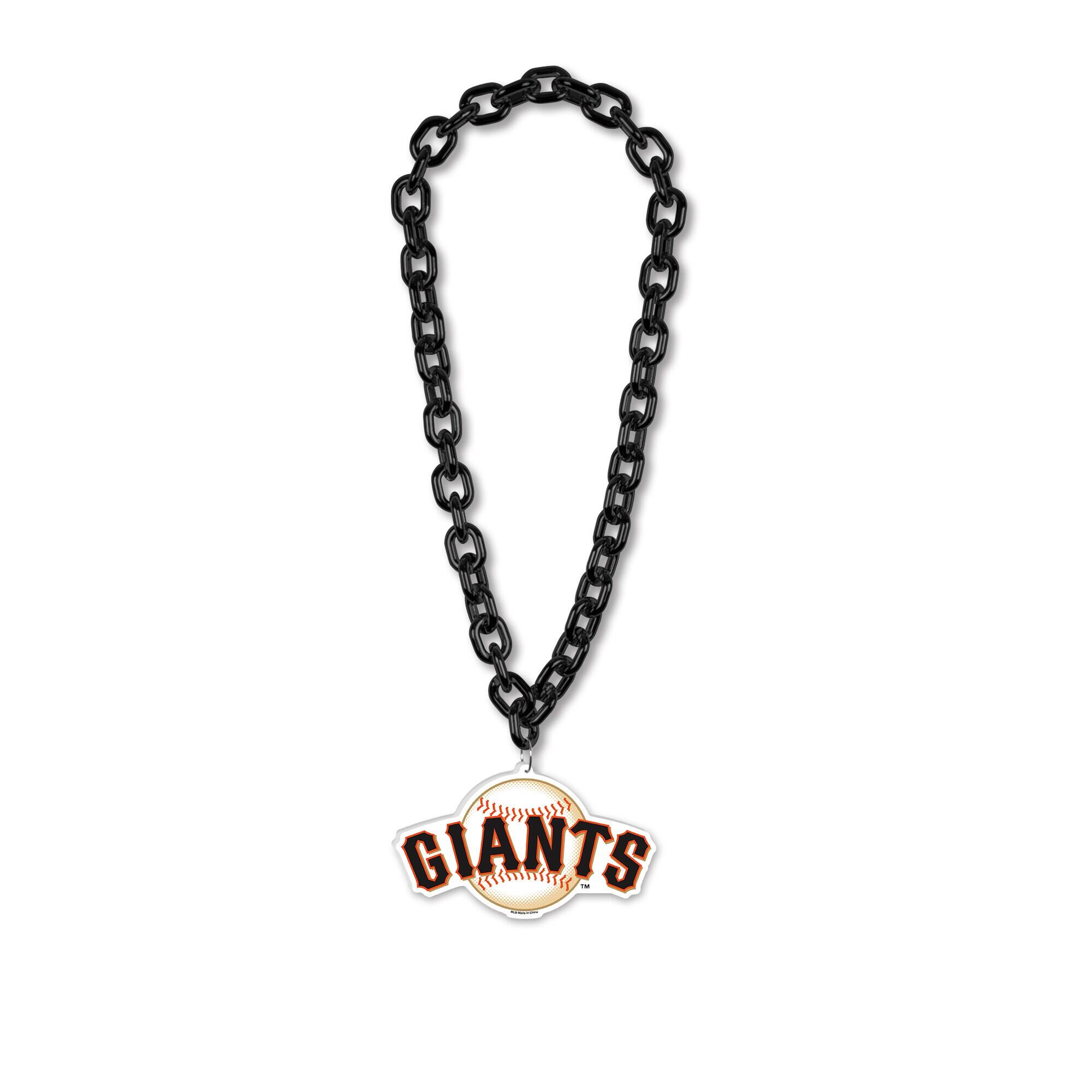 Front. WinCraft - San Francisco Giants Big Chain Necklace - Multicolor.