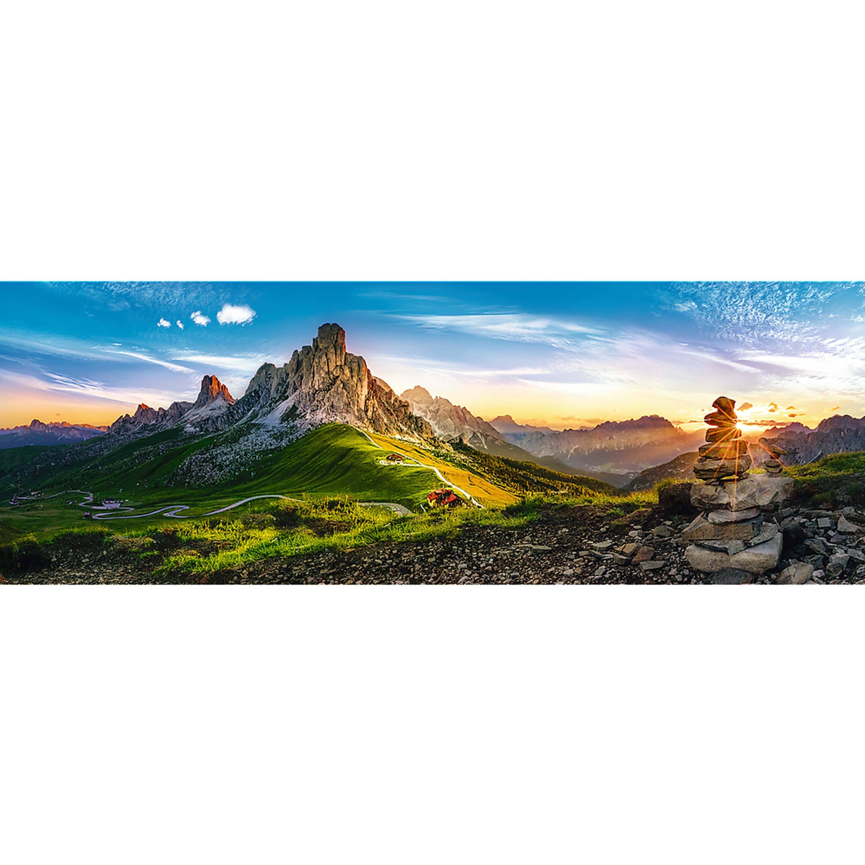 Alt View 1. Trefl - Trefl Red Panorama 1000 Piece Puzzle - Passo di Giau, Dolomites.