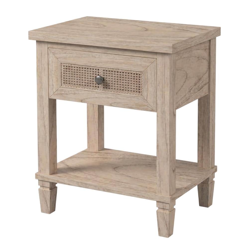 Butler Specialty - Flagstaff 1-Drawer Cane Nightstand - Natural price history on PriceWatchPro