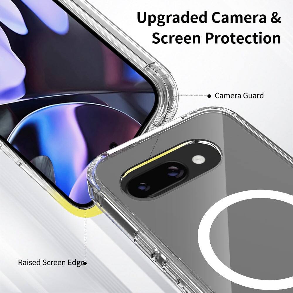 Upgraded Camera & Screen Protection

- Camera Guard
- Raised Screen Edge