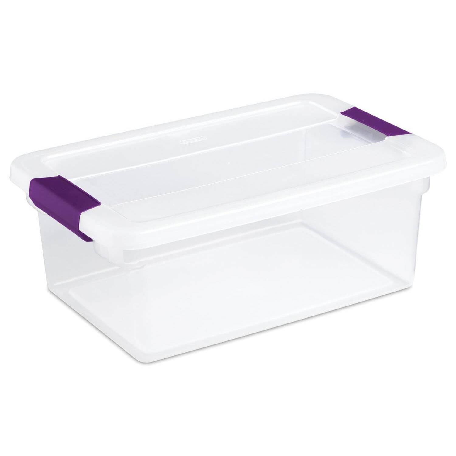 Alt View 10. Sterilite - Sterilite 66 Quart Latch Lid Tote, 12 Pack, and 15 Quart Latch Lid Tote, 12 Pack.