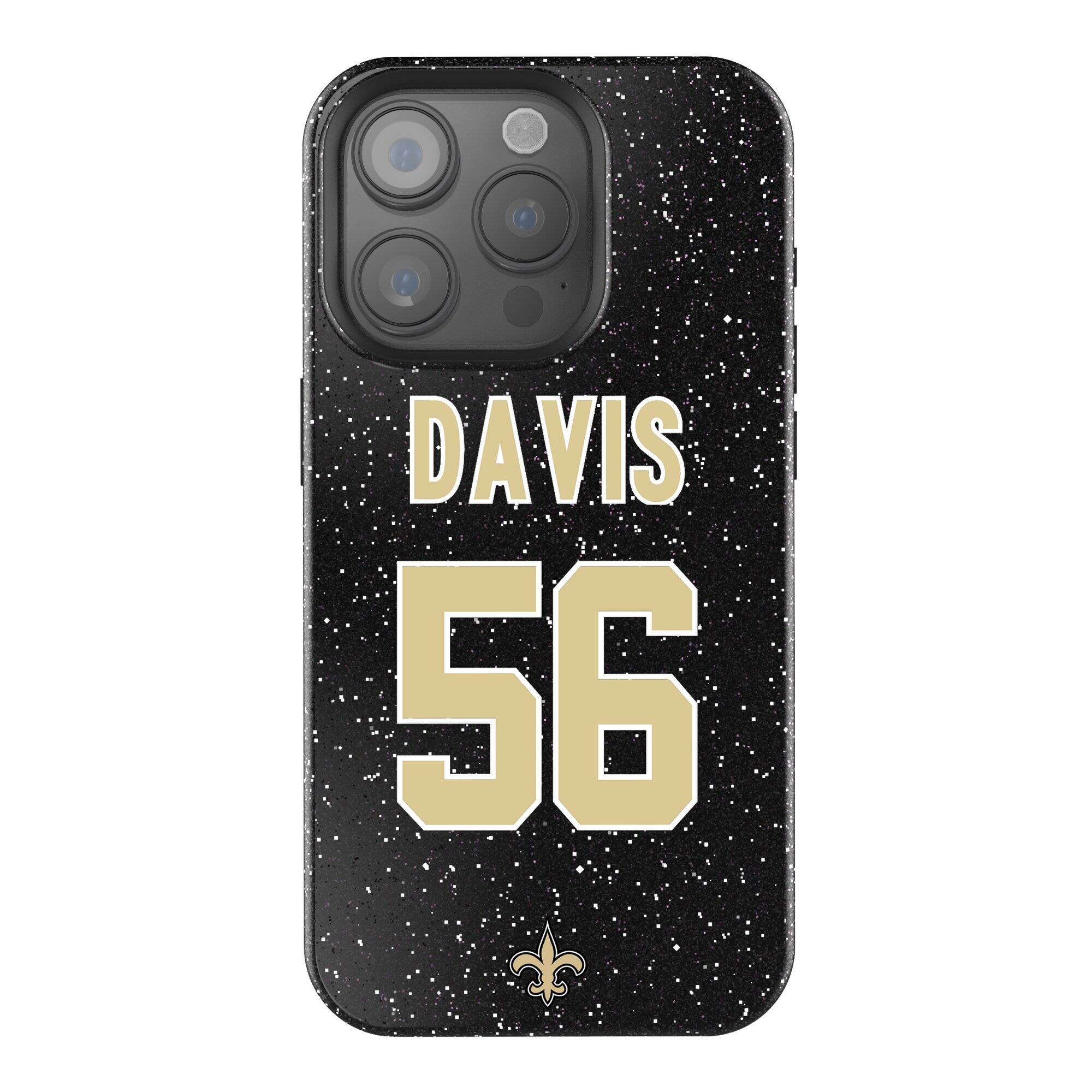 Keyscaper NFL Demario Davis New Orleans Saints Bling iPhone Case 16 ...