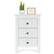 Alt View 18. Costway - Nightstand End Beside Table Drawers Modern Storage Bedroom Furniture - White.