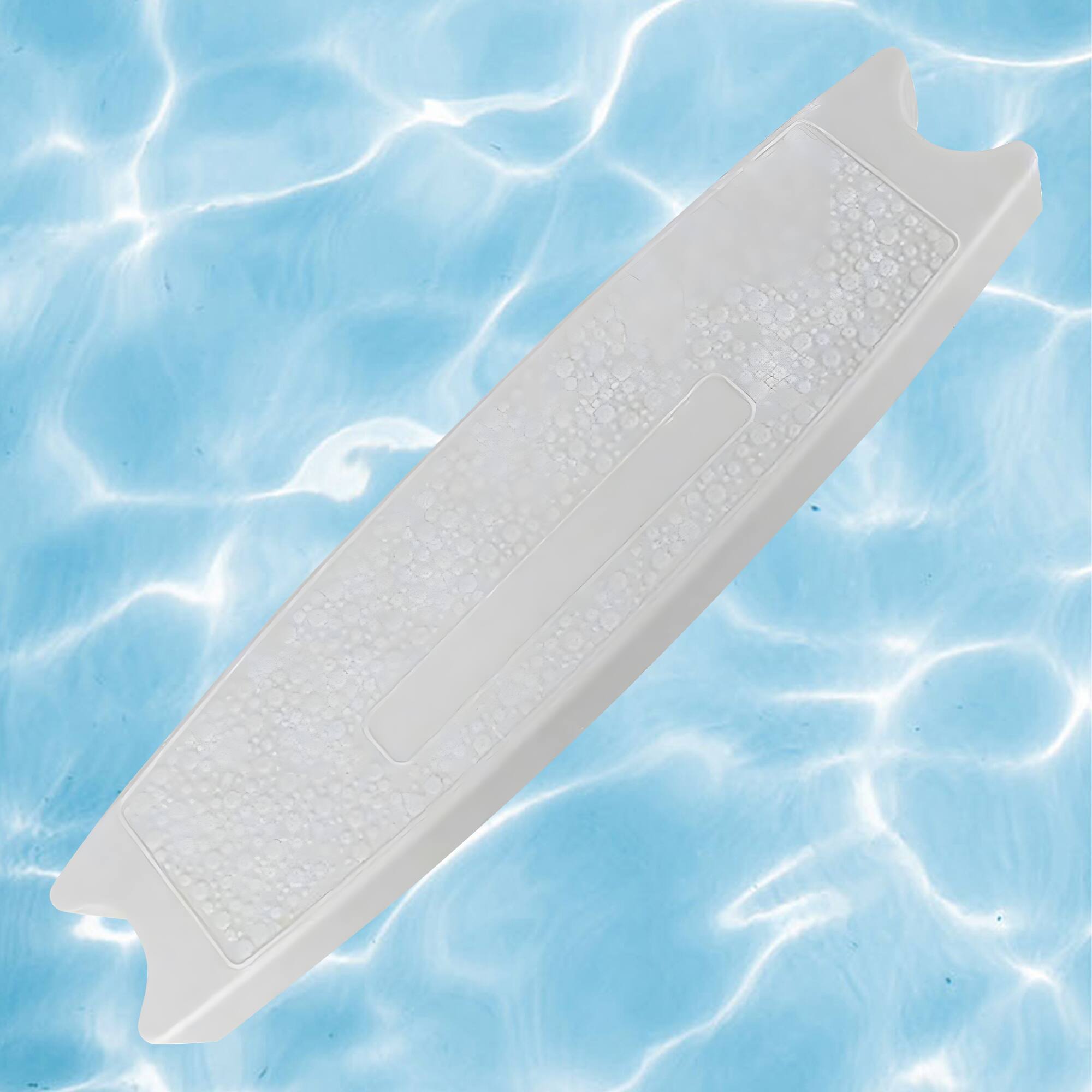 Alt View 1. Swim Central - Heavy Duty Replacement Molded Swimming Pool Ladder Step - 19.5" - White.